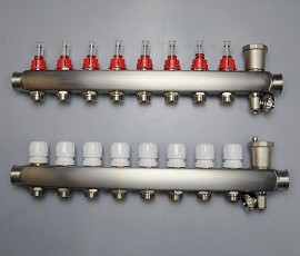 Коллекторная группа  8 контуров OT-409B-8