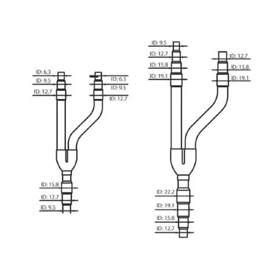 Рефнет-разветвлитель универсальный Y1 (комплект)