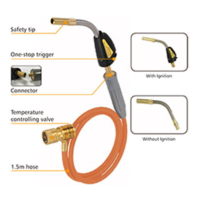 Газовая горелка HT-D3CW со  шлангом 1.5м