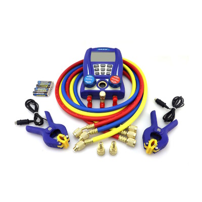 Манометрический коллектор цифровой двухвентельный WK-6889-L