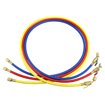 Набор заправочных шлангов с вентилем CT-336-RYB-HV 36" (0.9м) 1/4" 800-4000psi