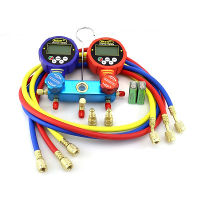 Манометрический коллектор цифровой двухвентельный WK-6882