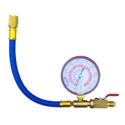 Коллектор заправки автокониционера R22/R134a/R410A 1/4" шланг 1.8м