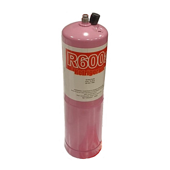 Фреон R600a 0.42кг с клапаном Шредера