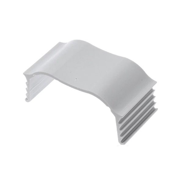 Фиксирующая скоба для кабель-каналов Арктика 74х55мм белый