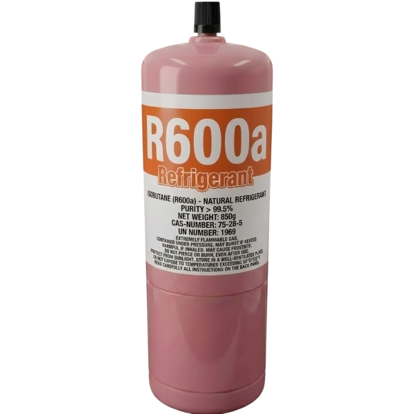 Фреон R600a 0.42кг с клапаном Шредера