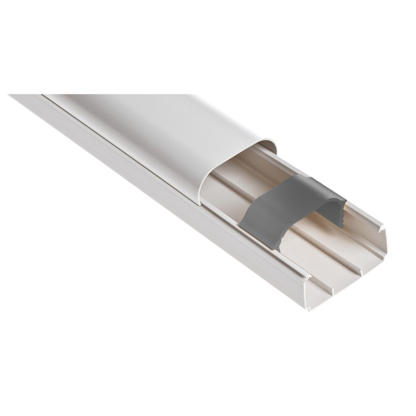 Кабель-канал парапетный Арктика 74х55мм 2м белый