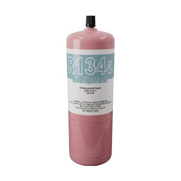 Фреон R134a 0.85кг с клапаном Шредера