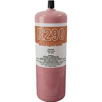 Фреон R290 0.40кг с клапаном Шредера