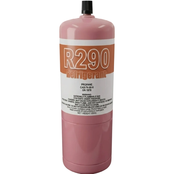 Фреон R290 0.40кг с клапаном Шредера